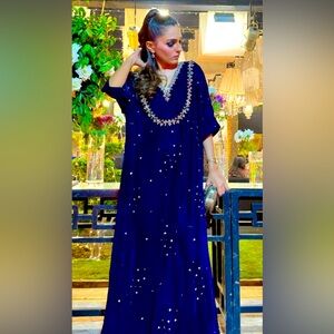 Zirwah kaftan velvet authentic